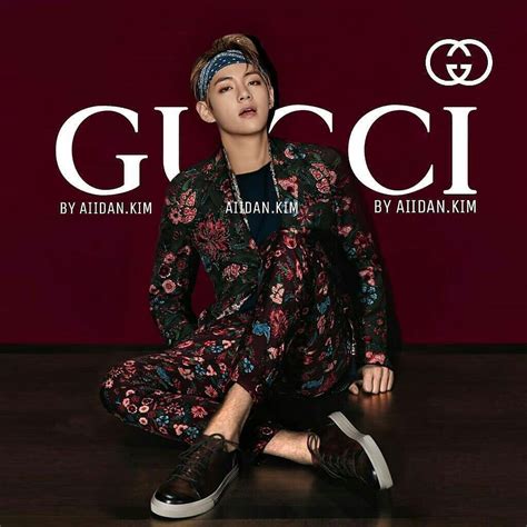 taehyung modeling gucci clothes|bts v Gucci outfits.